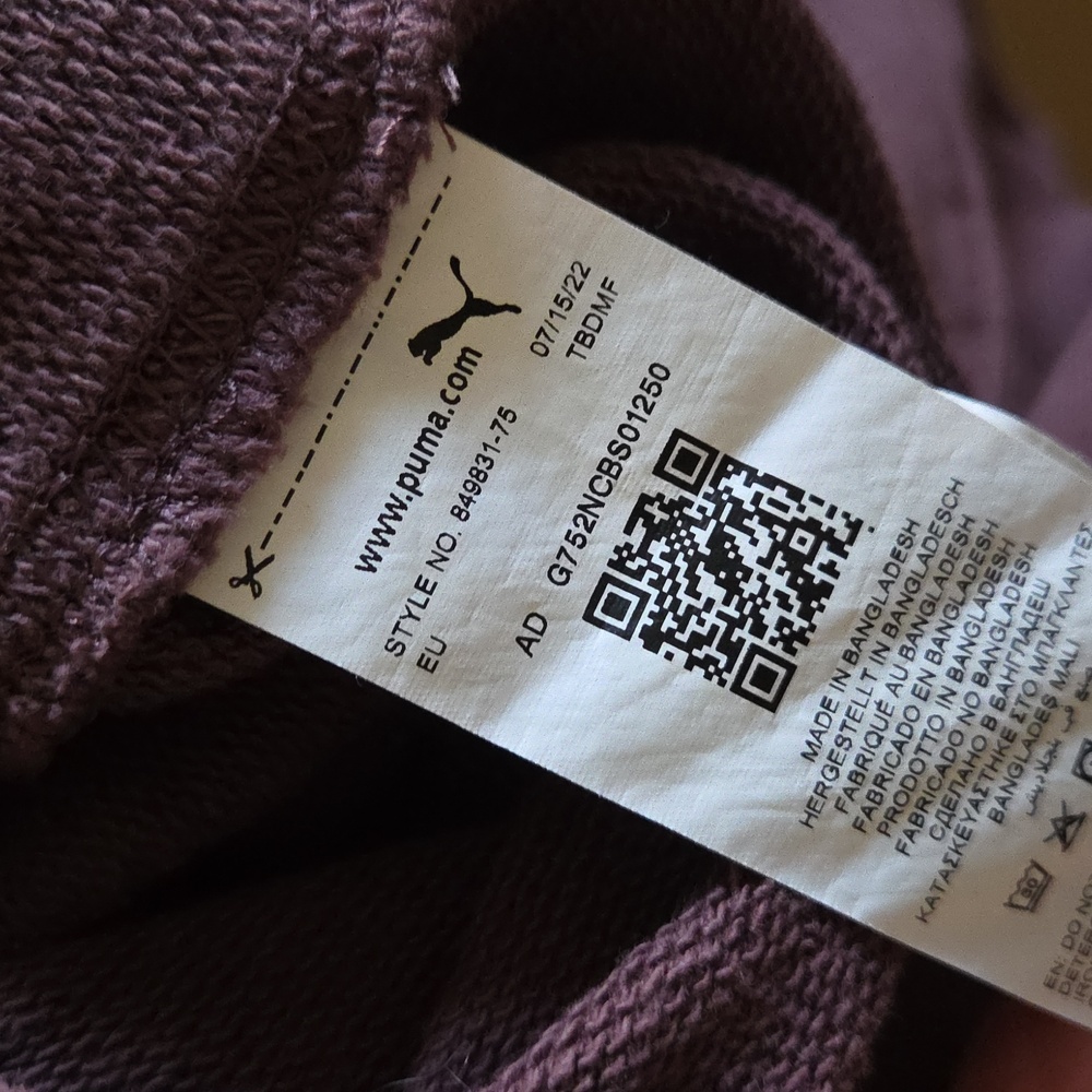 Puma Womens HER Pullover Hoodie Dusty Rose - Picture 6 of 8